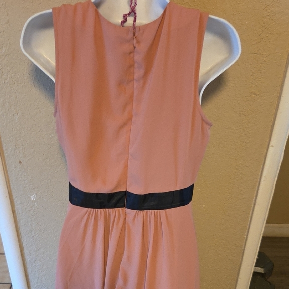 Forever 21 Pink Pleated Mini Sundress Wedding - Picture 2 of 4
